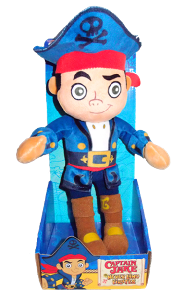 Imagen de Peluche Jake y los piratas capitán  25cm