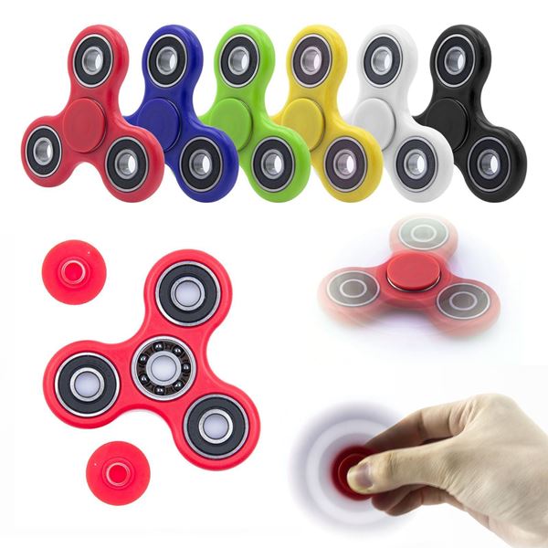 Imagen de Fidget Spinner Antiestrés de 3 Puntas - Juguete Didáctico para Todas las Edades