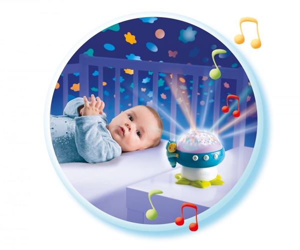 Imagen de Proyector Musical con Forma de Champiñón Cotoons - Luz Nocturna para Bebés