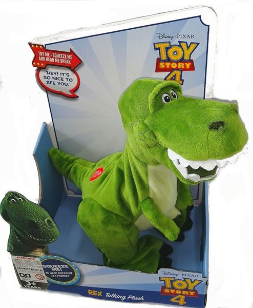 Imagen de Peluche Interactivo Rex con Frases y Movimiento 35 cm – Toy Story