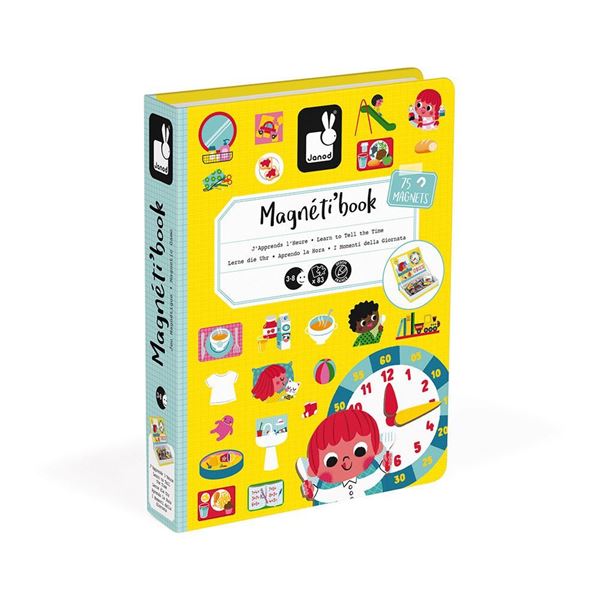 Imagen de Magneti'Book Aprendo la Hora Janod - Juego Educativo Magnético