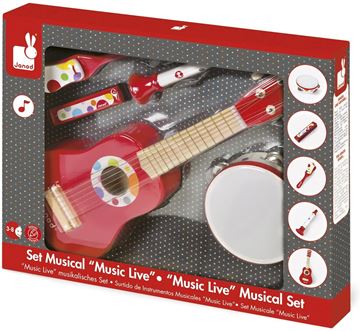 Imagen de Set Instrumentos Musicales Rojos - Janod