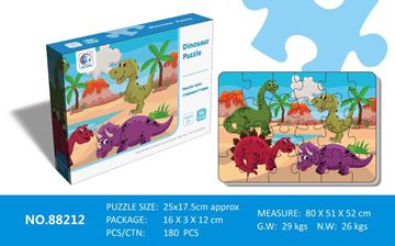 Imagen de Puzzle 24 pcs Dinos