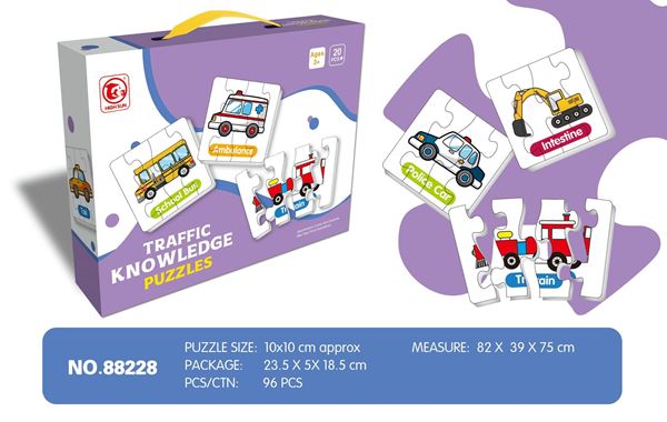 Imagen de Puzzle Aprende Los Trasportes 30 pcs