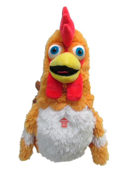 Imagen de Marioneta Musical de la Granja de Zenón El Gallo Bartolito  25cm