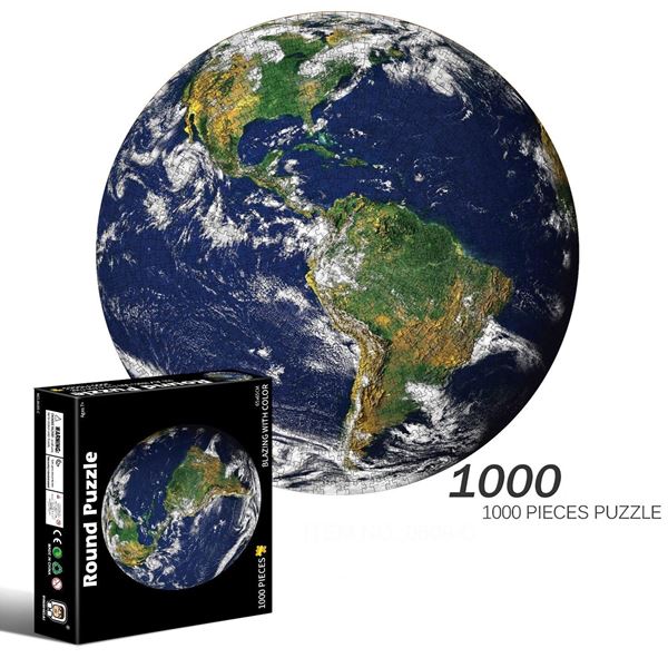 Imagen de Puzzle Redondo Mundo 1000 pcs