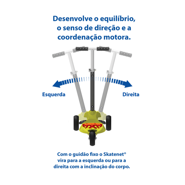 Imagen de Scooter Monopatín/Tripatín Verde Bandeirante