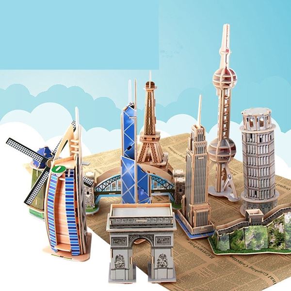 Imagen de Puzzle 3D Monumentos