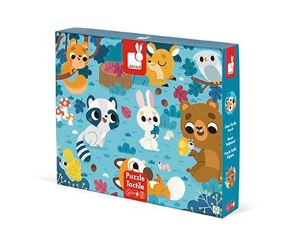 Imagen de Puzzle tactil Animales 20pcs Janod