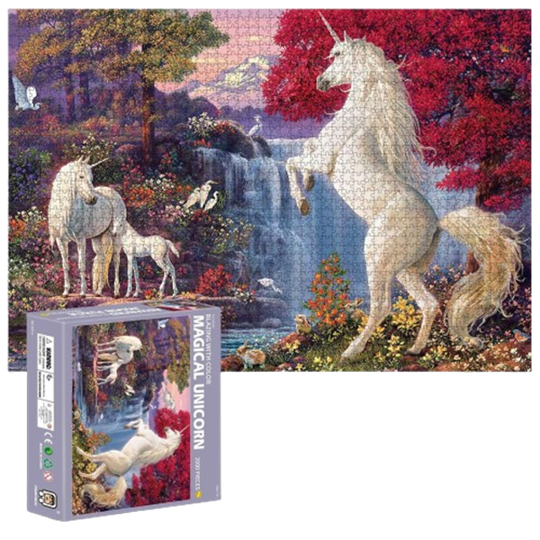 Imagen de Puzzle Unicornios 2000 pcs