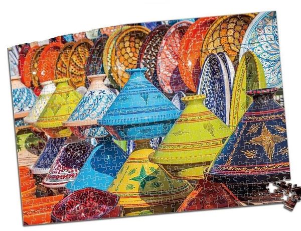 Imagen de Puzzle 500 pcs Vasija Colores