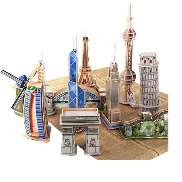 Imagen de Puzzle 3D Monumentos