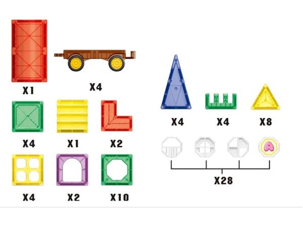 Imagen de Encastre imanes 72 pcs