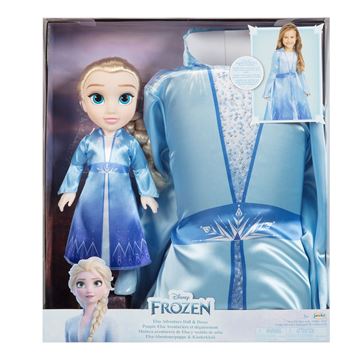 Imagen de Muñeca Frozen Elsa con vestido