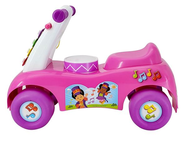 Imagen de Buggie Fisher Price Rosa con Xilófono y Tambor – ¡Diversión Musical y Movimiento para los Más Pequeños!