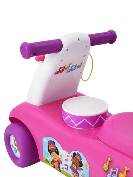 Imagen de Buggie Fisher Price Rosa con Xilófono y Tambor – ¡Diversión Musical y Movimiento para los Más Pequeños!